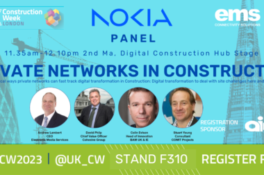 UK Construction Week: Private networks in construction PANEL